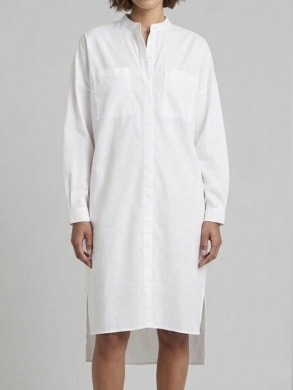 Sofie Schnoor White Classic Midi ShirtDress